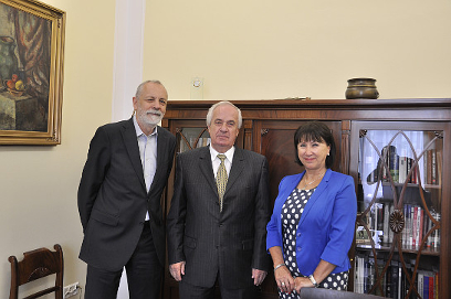 Roman Nowicki z wizyt� u Przewodnicz�cego Klubu PO Rafa�a Grupi�skiego