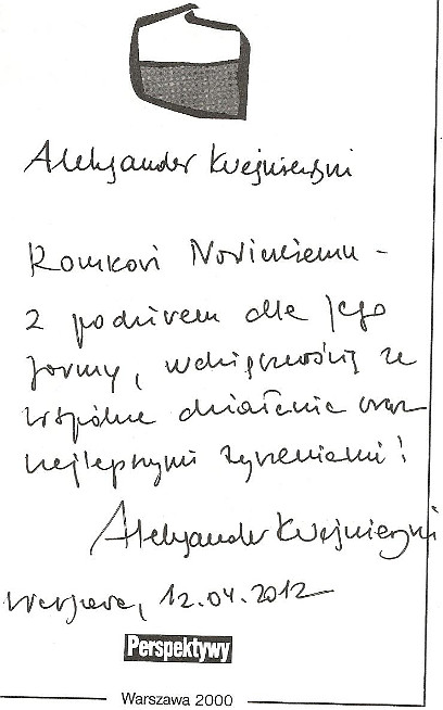 Urodzinowy wpis Prezydenta Kwaśniewskiego Urodzinowy wpis Prezydenta Kwaśniewskiego