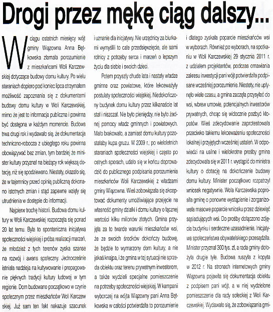 Artyku� Drogi przez m�k� ci�g dalszy 1