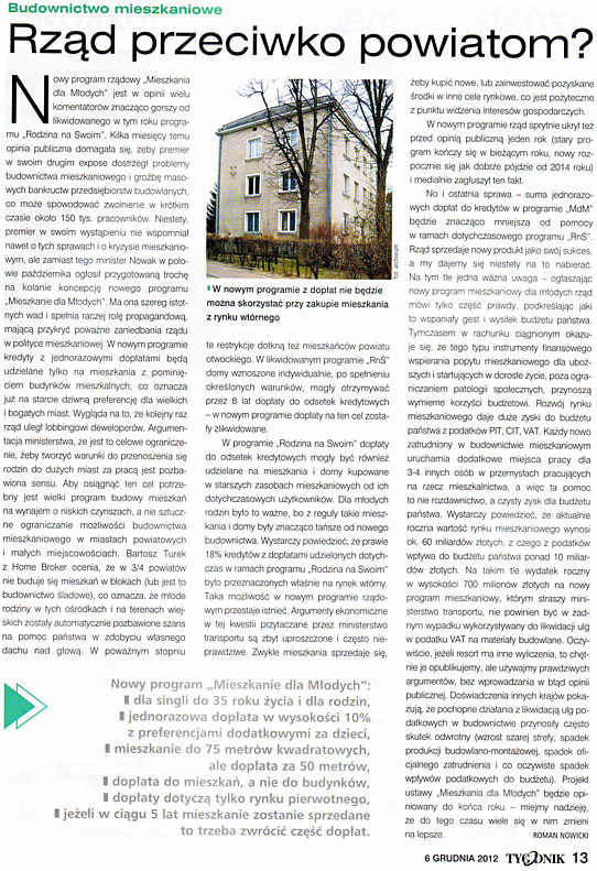 Artyku� Rz�d przeciwko powiatom?