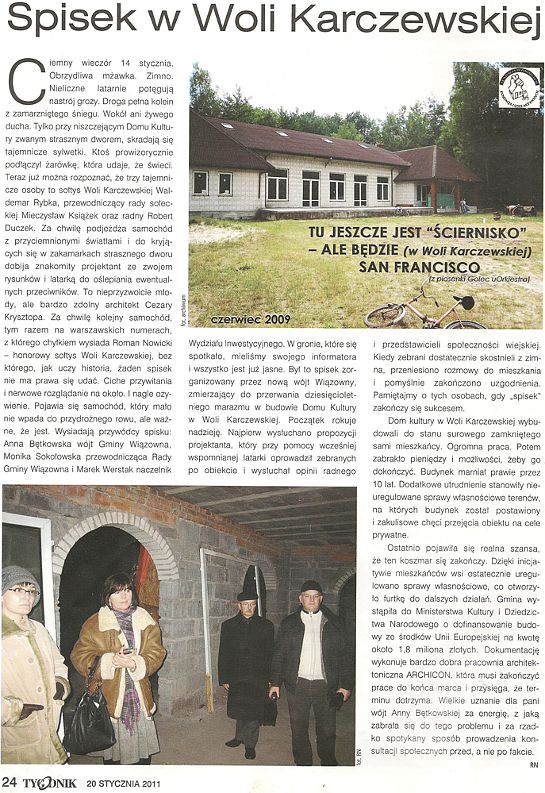 Artyku� Spisek w Woli Karczewskiej