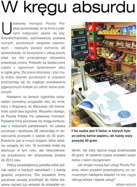 Artyku�- W kr�gu absurdu