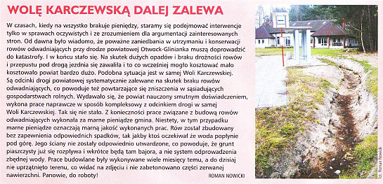 Artyku� Wol� Karczewsk� dalej zalewa