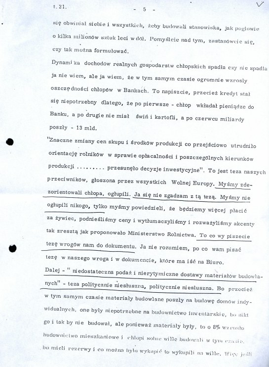 Stenogram z Posiedzenia rz�du w 1976 r.