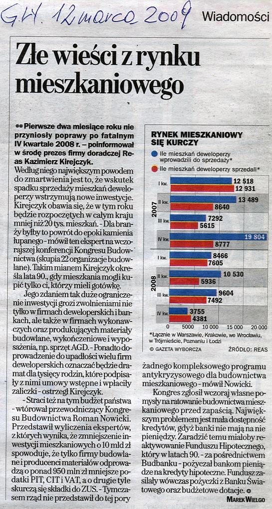 Z�e wie�ci- artyku� z GW