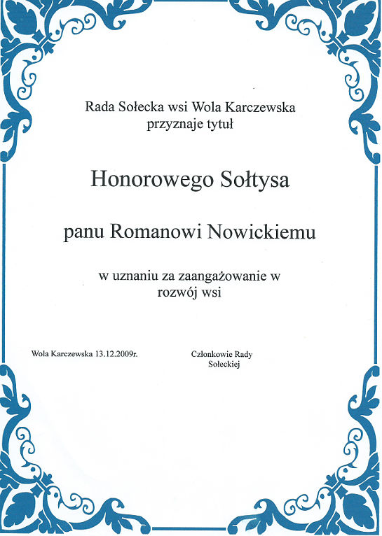Honorowy So�tys