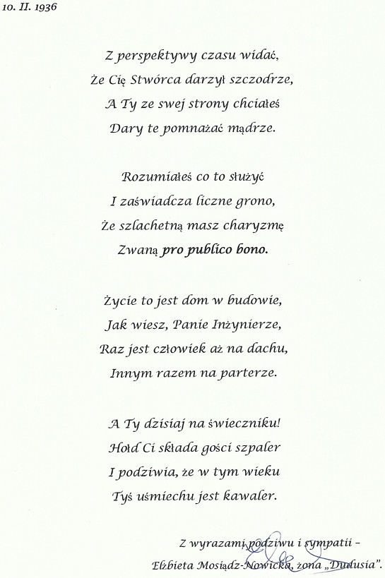 �yczenia El�bieta Mosi�dz-Nowicka