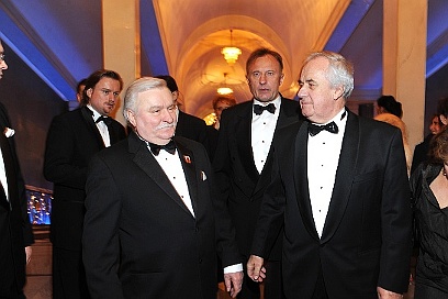 Roman Nowicki z Lechem Wałęsą Roman Nowicki z Lechem Wałęsą